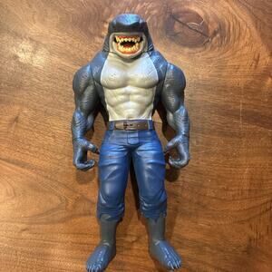 DC Comics Batman Giant Series King Shark Action Figure 11.5” Suicide Squad-USED